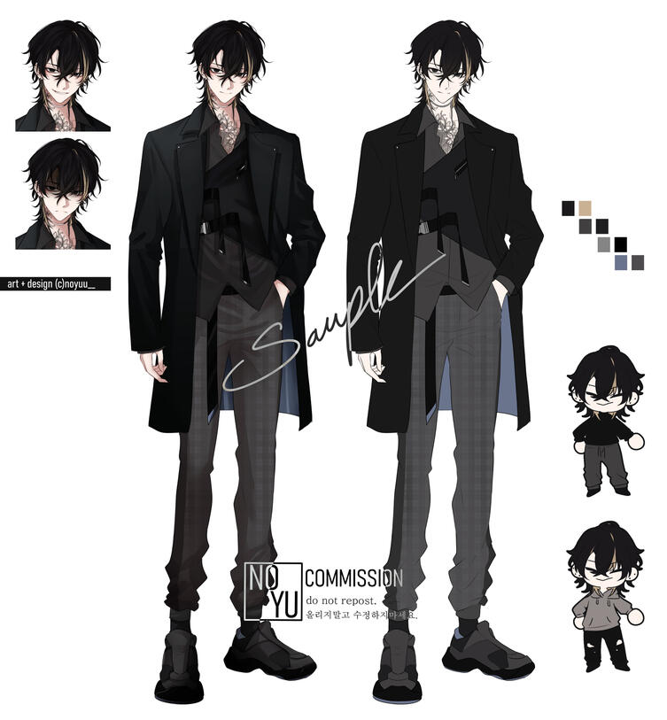 SAMPLE + CHIBI ALT OUTFITS